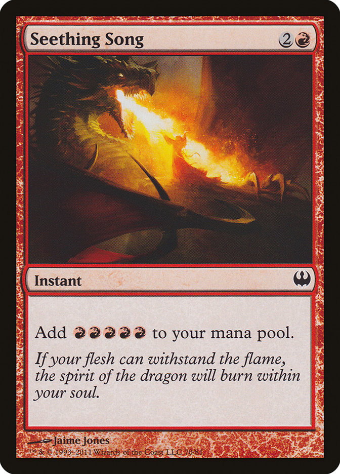 Canción hirviente [Duel Decks: Knights vs. Dragons]