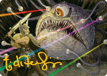 Carte artistique Ruche du tyrannœil (signature dorée) [Donjons & Dragons : Aventures dans les Royaumes oubliés — Série artistique]
