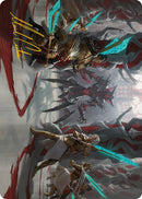 Carte artistique Le Gambit des Gardes d'Or (Signature estampillée or) [Phyrexia : Tous seront un - Série artistique]