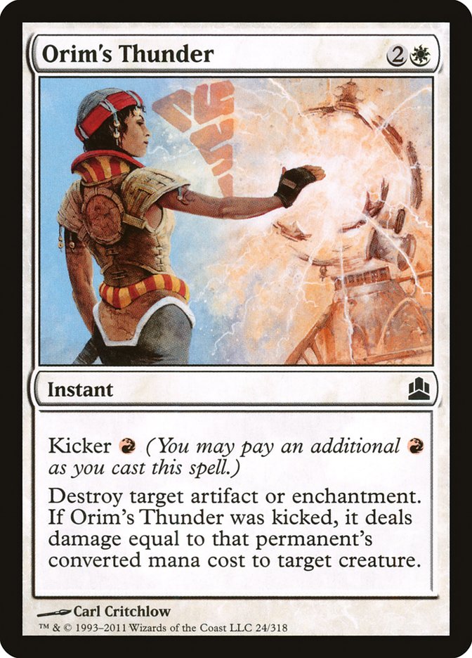 Le Tonnerre d'Orim [Commander 2011]