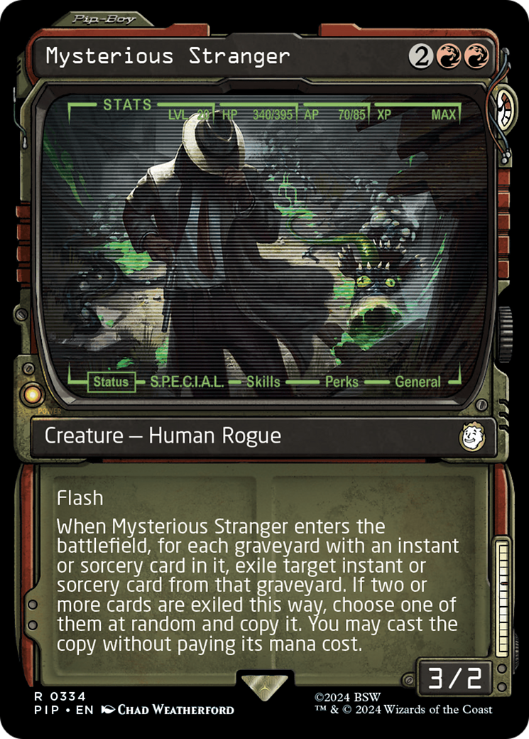 Étranger mystérieux (Vitrine) [Fallout]