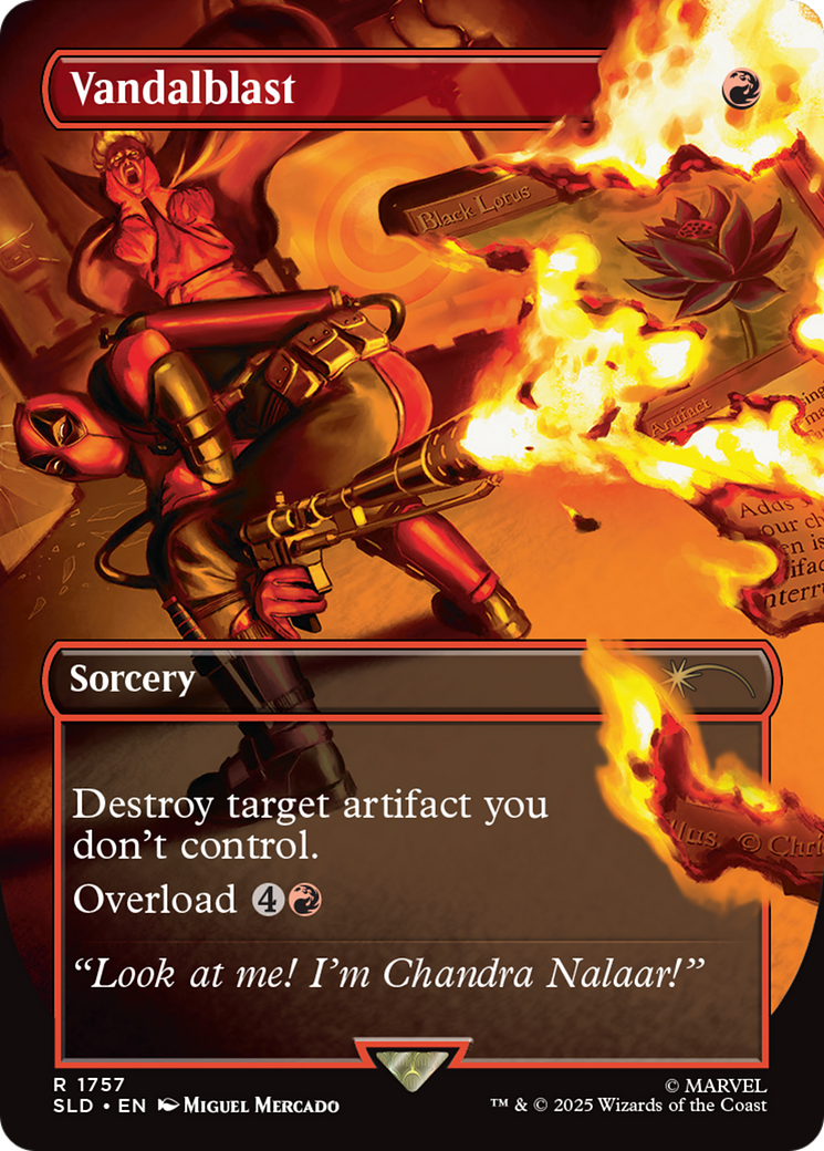 Vandaleblast (1757) (Foil arc-en-ciel) [Série de cartes promos Secret Lair]