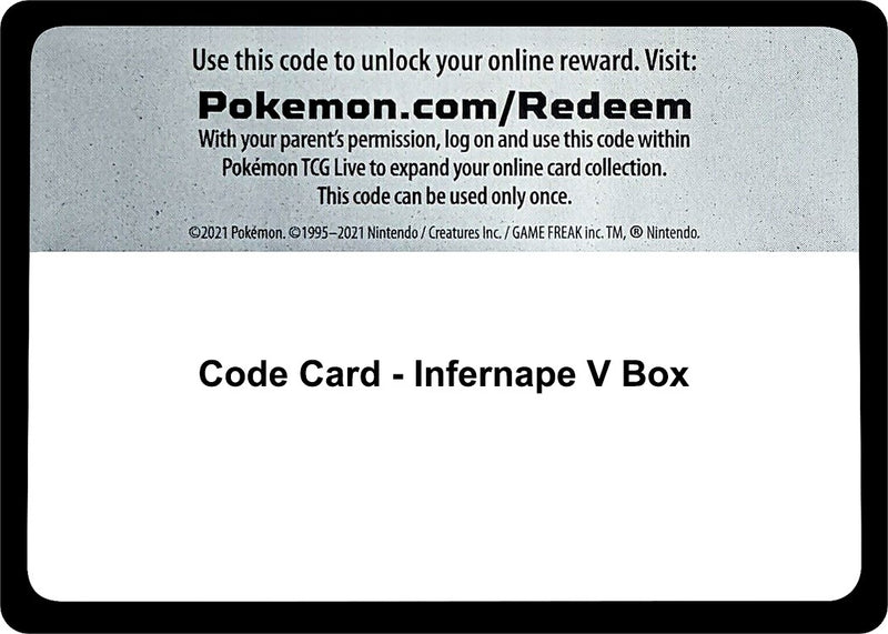 Image for Code Card - Infernape V Box (MCAP) - Pokemon
