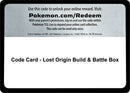 Image for Code Card - Lost Origin Build & Battle Box - Pokemon
