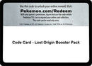 Image for Code Card - Lost Origin Booster Pack - Pokemon