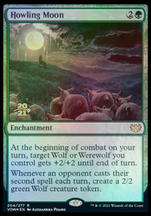 Luna Aullante [Promos de Prerelease de Innistrad: Voto Carmesí]