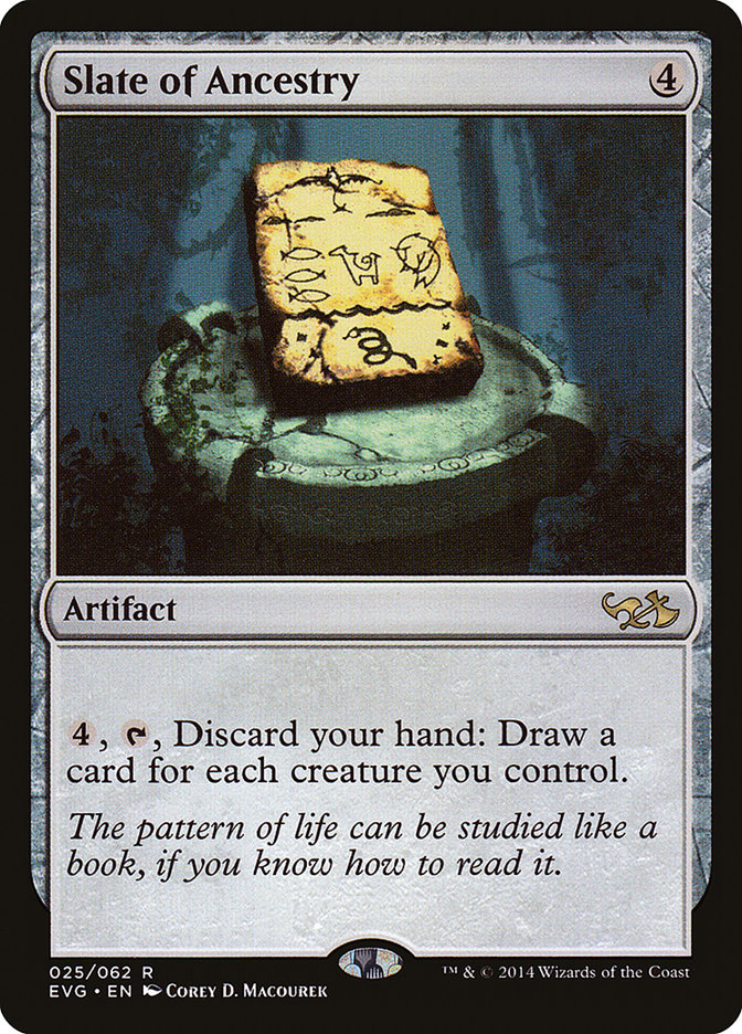 Ardoise de l'ascendance (Elfes contre Gobelins) [Anthologie Duel Decks]