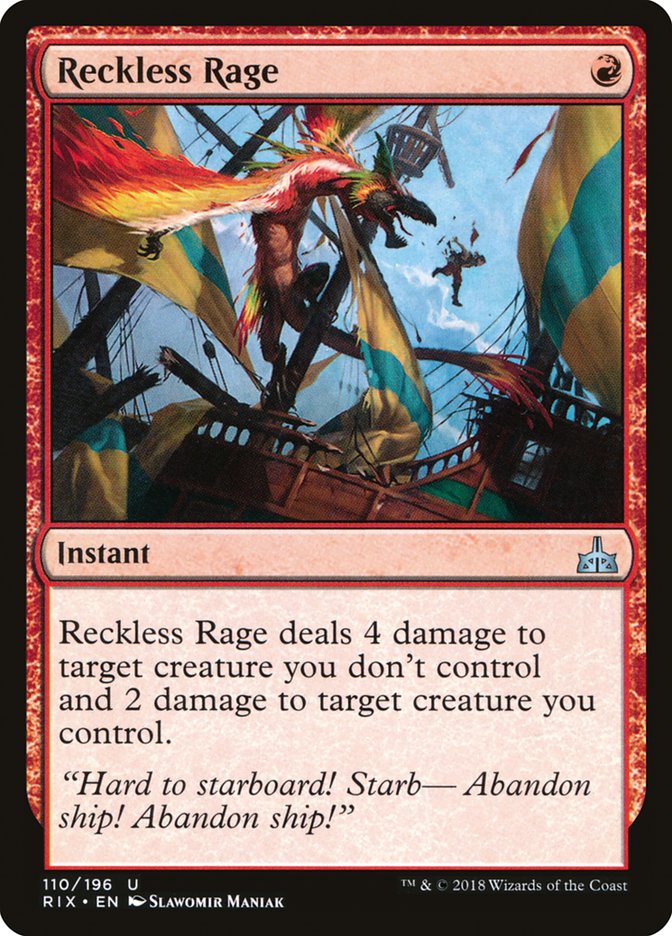Rage déchaînée [Rivals of Ixalan]