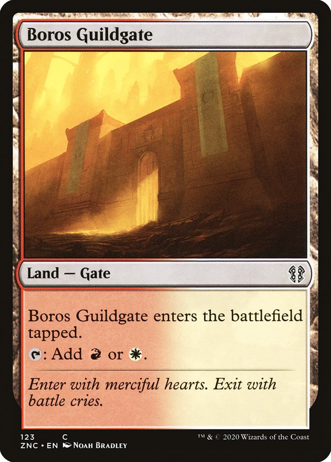 Porte de guilde de Boros [Commander de Zendikar]