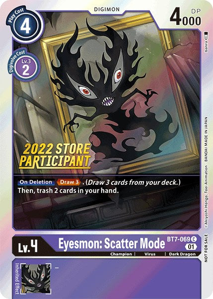 Eyesmon: Modo Dispersión [BT7-069] (Participante de Tienda 2022) [Promos de Next Adventure]