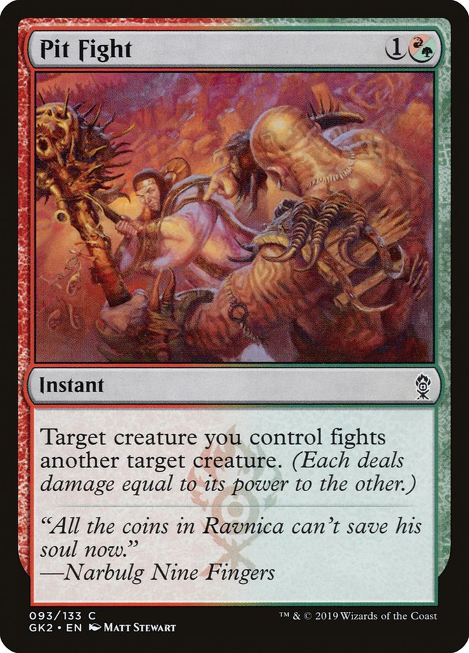 Combat de fosses [Kit de guilde Allégeance de Ravnica]