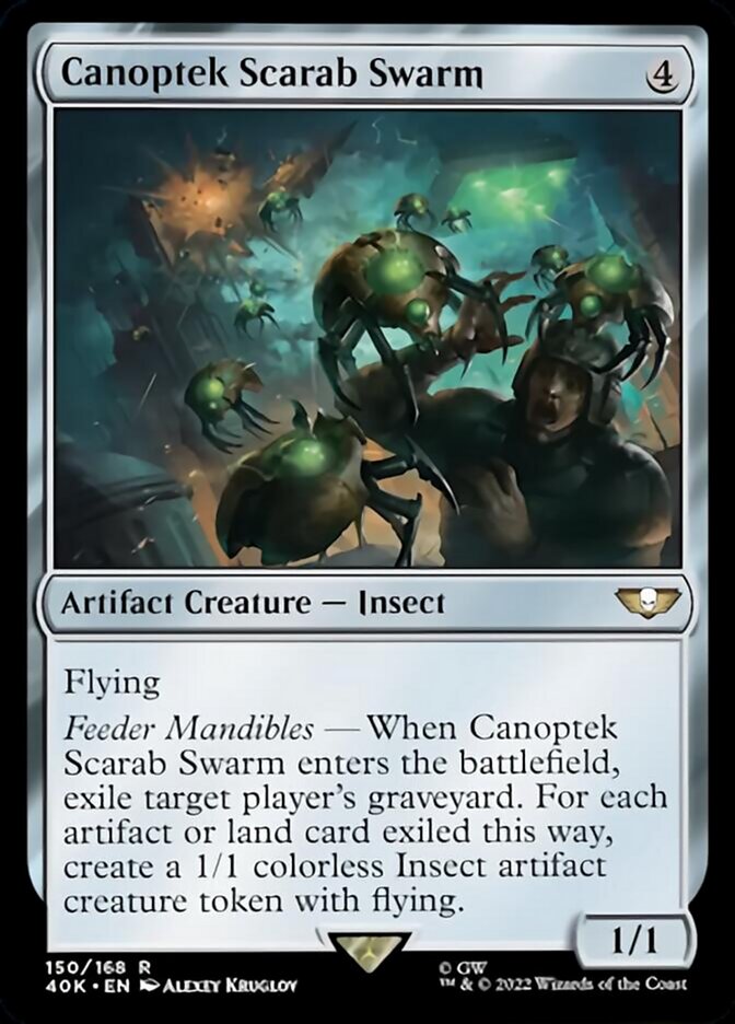 Essaim de Scarabées Canopteks (Foil Impact) [Warhammer 40,000]