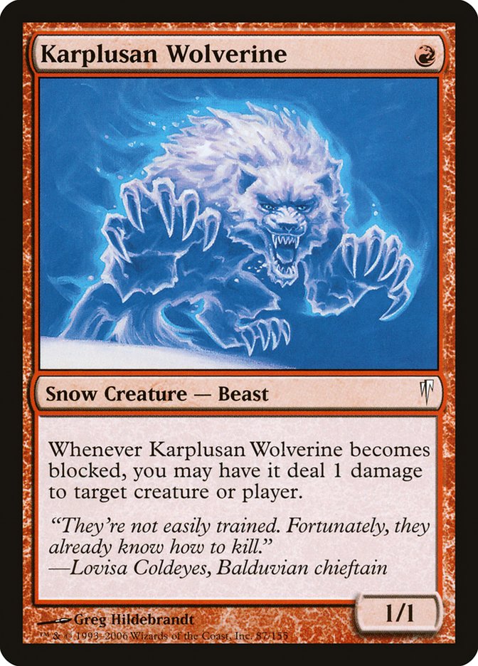 Glouton karplusan [Ère glaciaire]