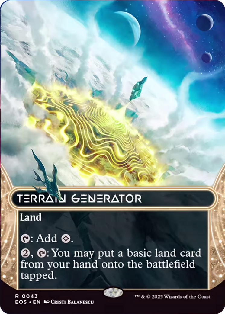 Générateur de terrain (0043) (Sans bordure) [Edge of Eternities: Stellar Sights]