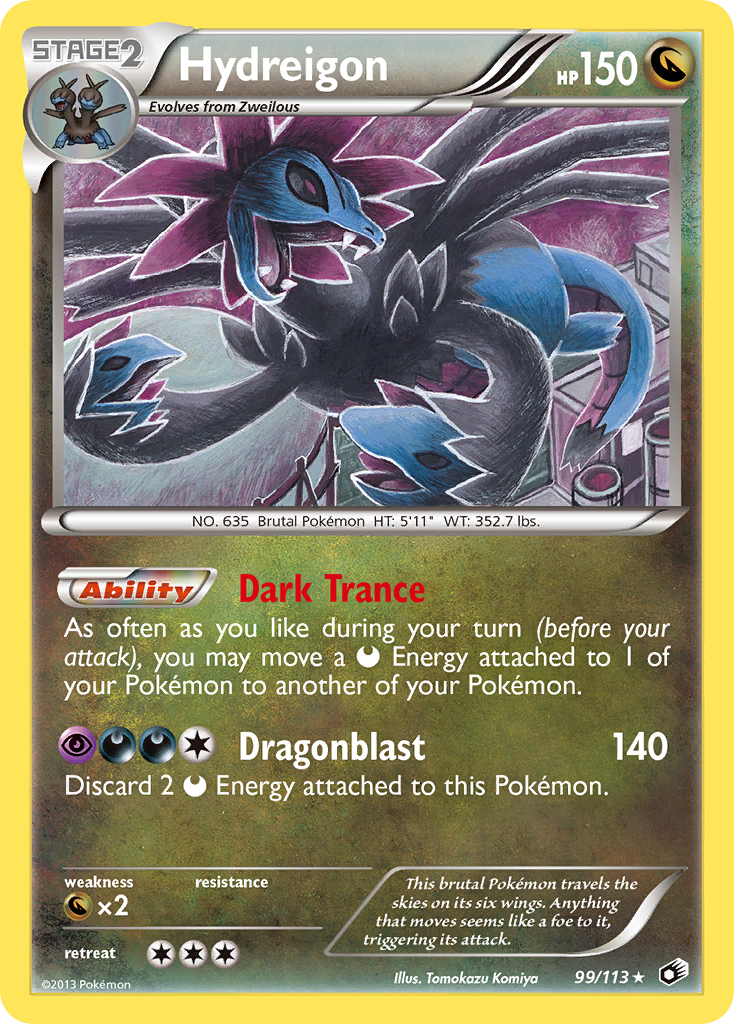 Hydreigon (99/113) [Negro y Blanco: Tesoros Legendarios]