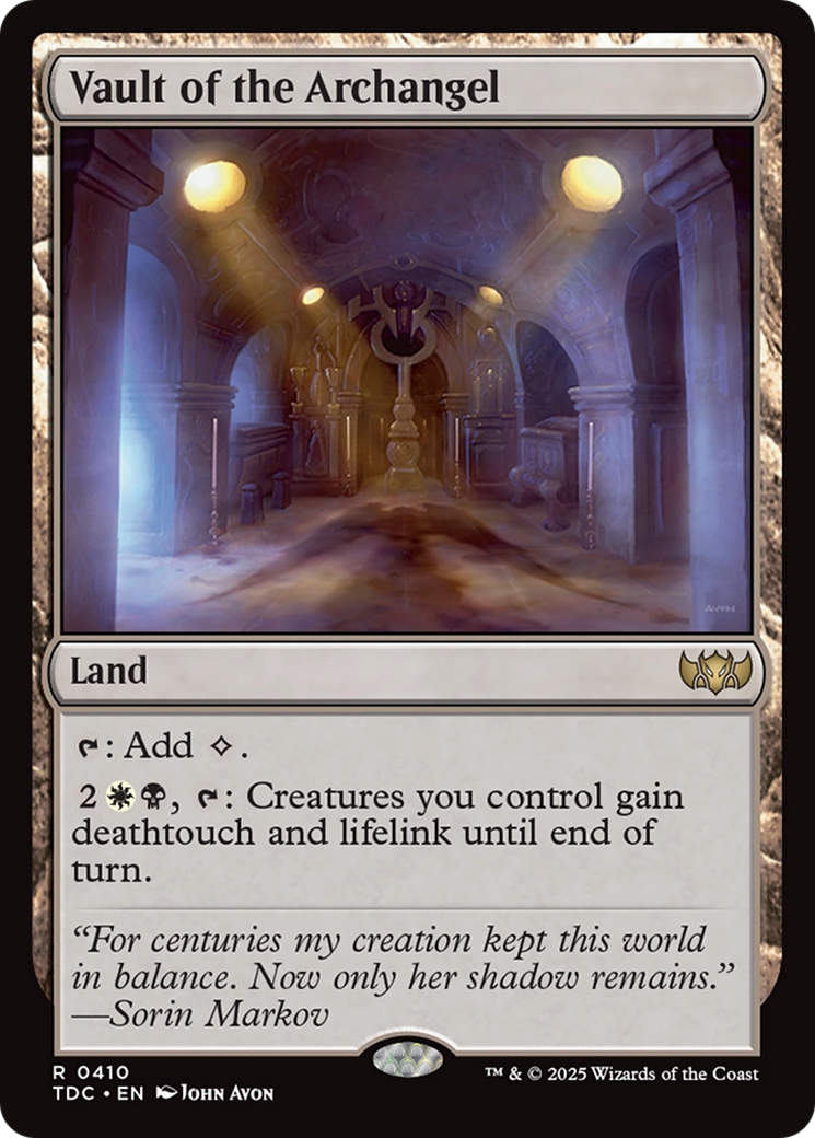 Crypte de l'Archange [Tarkir : Commander Dracostein]