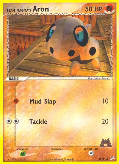 Aron de la Team Magma (58/95) [EX: Team Magma vs Team Aqua]