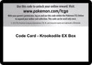 Image for Code Card - Krookodile EX Box - Pokemon