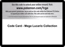 Image for Code Card - Mega Lucario Collection - Pokemon