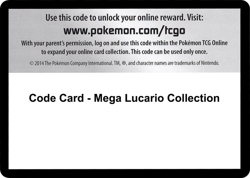 Image for Code Card - Mega Lucario Collection - Pokemon