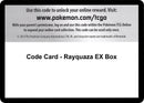 Image for Code Card - Rayquaza EX Box - Pokemon