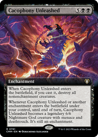 Cacofonía Desatada (Arte Extendido) [Commander Masters]