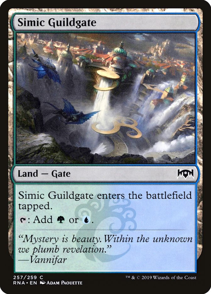 Porte de guilde des Simic (257/259) [Allégeance de Ravnica]