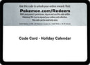 Image for Code Card - Holiday Calendar (MCAP) - Pokemon