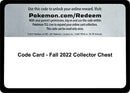 Image for Code Card - Fall 2022 Collector Chest - Pokemon