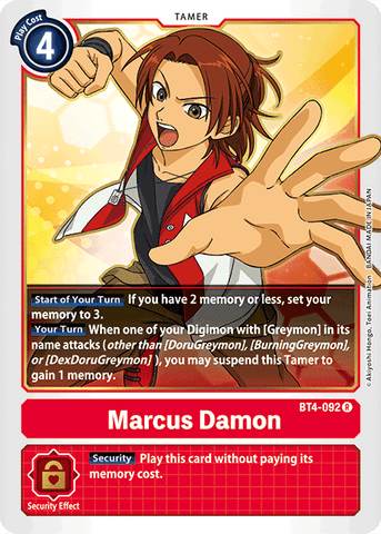 Marcus Damon [BT4-092] [Gran Leyenda]