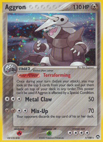 Aggron (1/108) [EX: Guardianes de Poder]