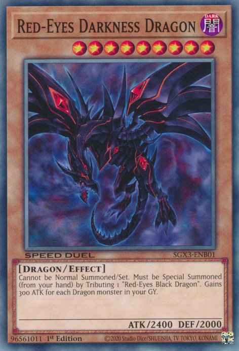 Dragón Oscuro de Ojos Rojos [SGX3-SPB01] Común