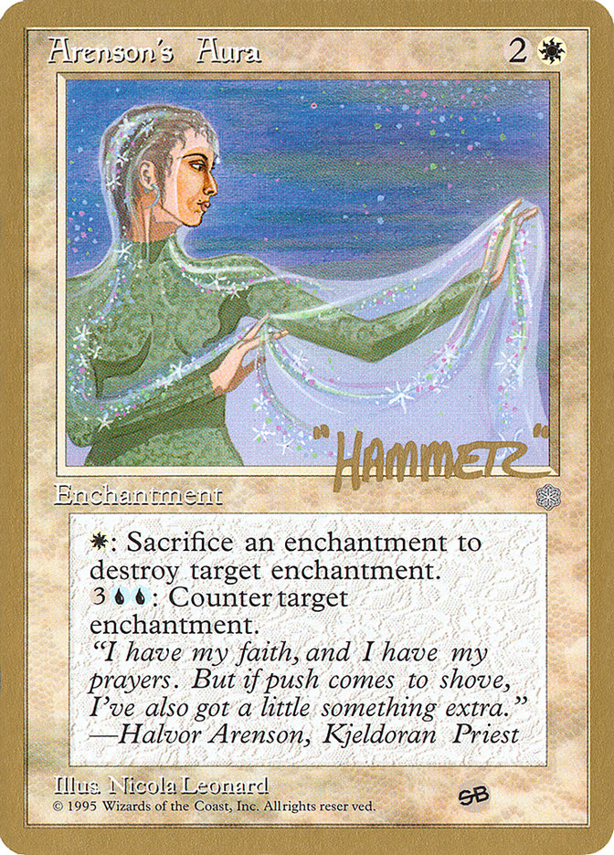 Aura d'Arenson (Shawn « Hammer » Regnier) (SB) [Pro Tour Collector Set]