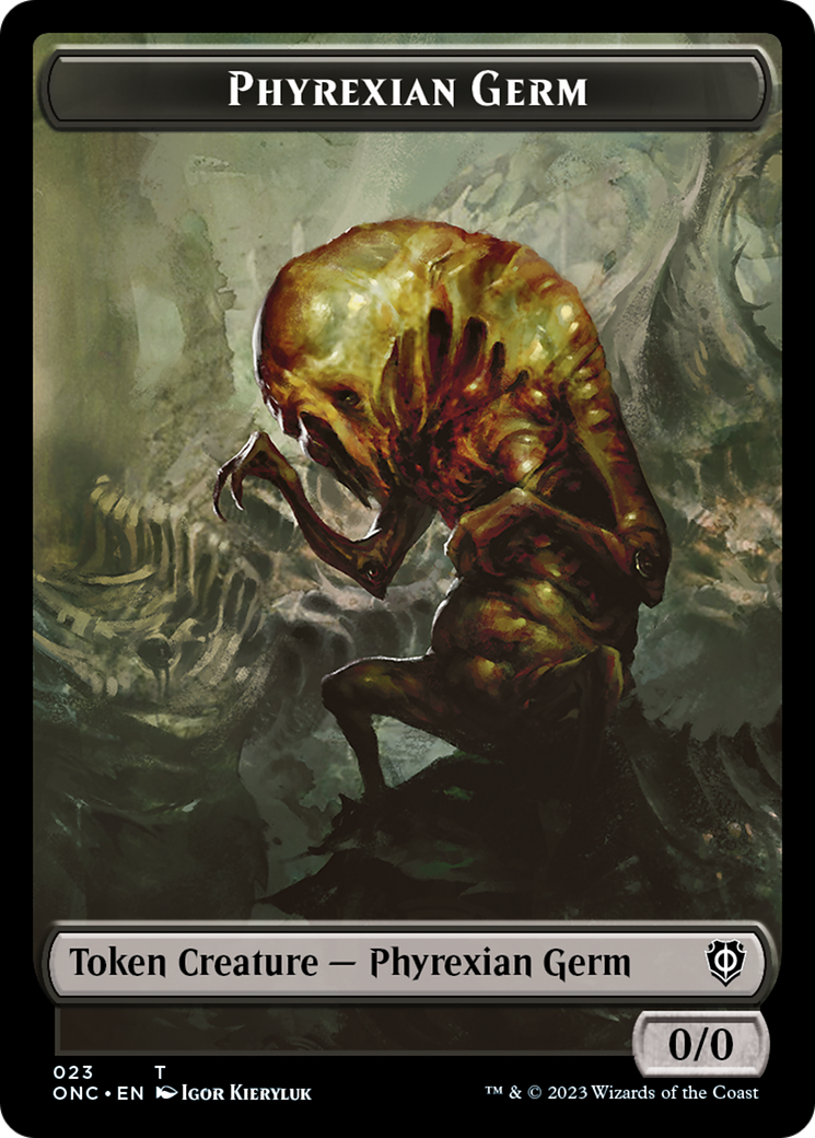 Jeton Germe phyrexian [Phyrexia : Tous seront un Commander Tokens]