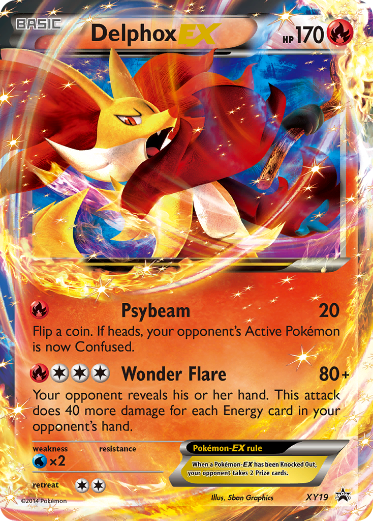 Delphox EX (XY19) [XY : Promo Cartes Étoile Noire]