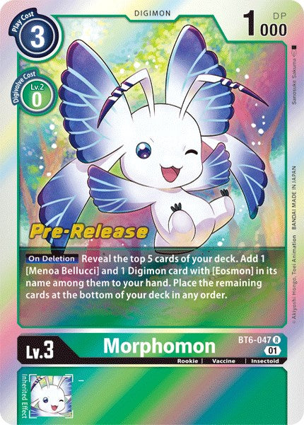 Morphomon [BT6-047] [Cartas de prelanzamiento Double Diamond]