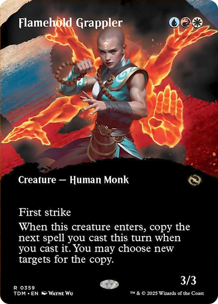 Lutteur de Flamme-rempart (Sans bordure) [Tarkir : Dragonstorm]