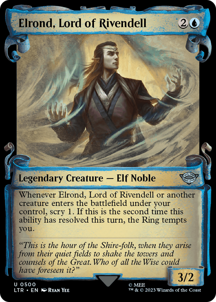 Elrond, Seigneur de Fondcombe [Le Seigneur des Anneaux : Contes de la Terre du Milieu Présentoirs de Parchemins]