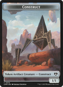Thopter // Créature-artefact : Construction (0074) Jeton recto-verso [Commander Masters Tokens]
