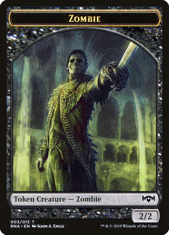 Jeton Zombie [Jetons Allégeance de Ravnica]