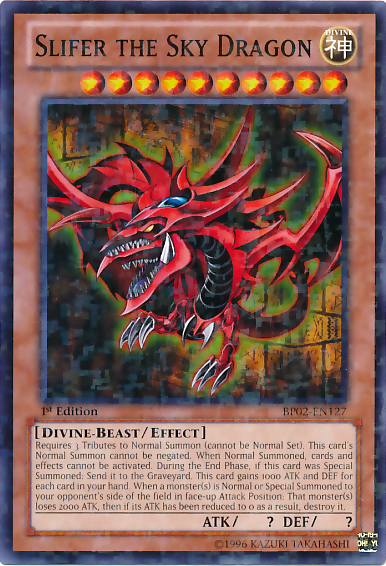 Slifer, le Dragon Céleste [BP02-FR127] Rare Mosaïque