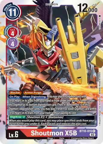 Shoutmon X5B [BT10-015] [Encuentro Xros]
