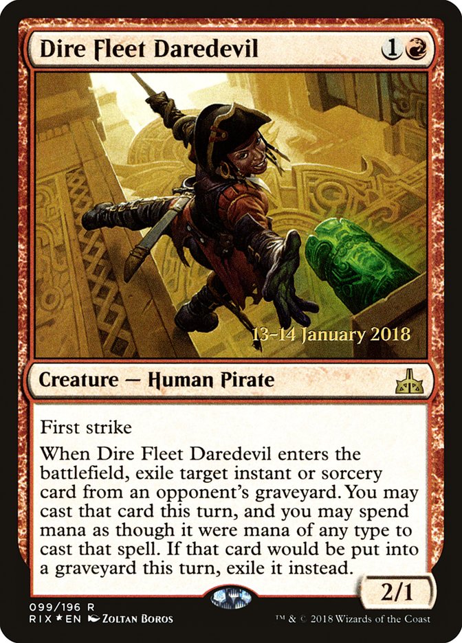 Flamboyante intrépide du raid côtier [Promos d'avant-première de Rivals of Ixalan]