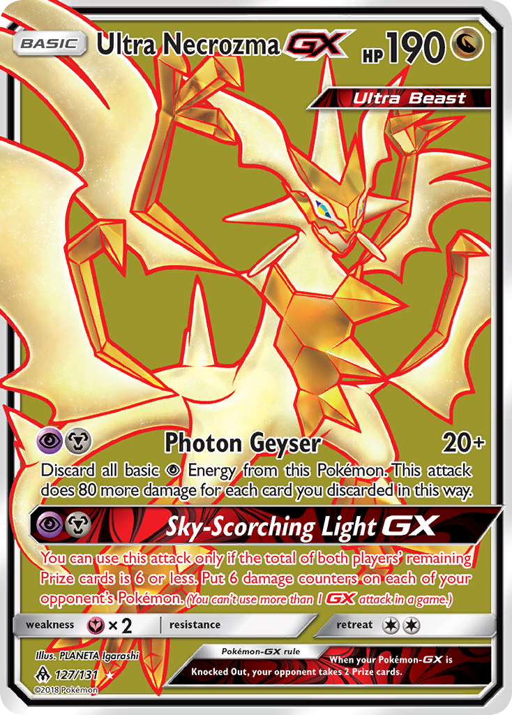 Ultra-Necrozma GX (127/131) [Soleil et Lune : Lumière Interdite]