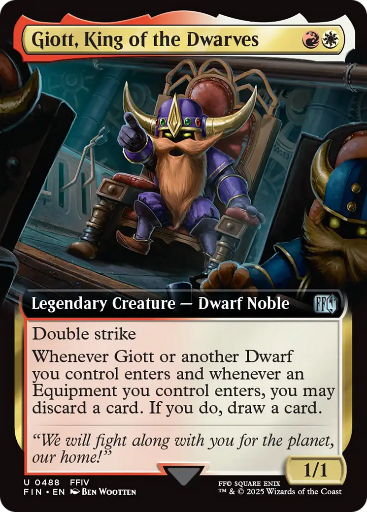 Giott, Roi des Nains (Extended Art) [FINAL FANTASY]