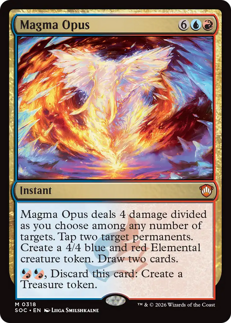 Magma Opus [Comandante de Secretos de Strixhaven]