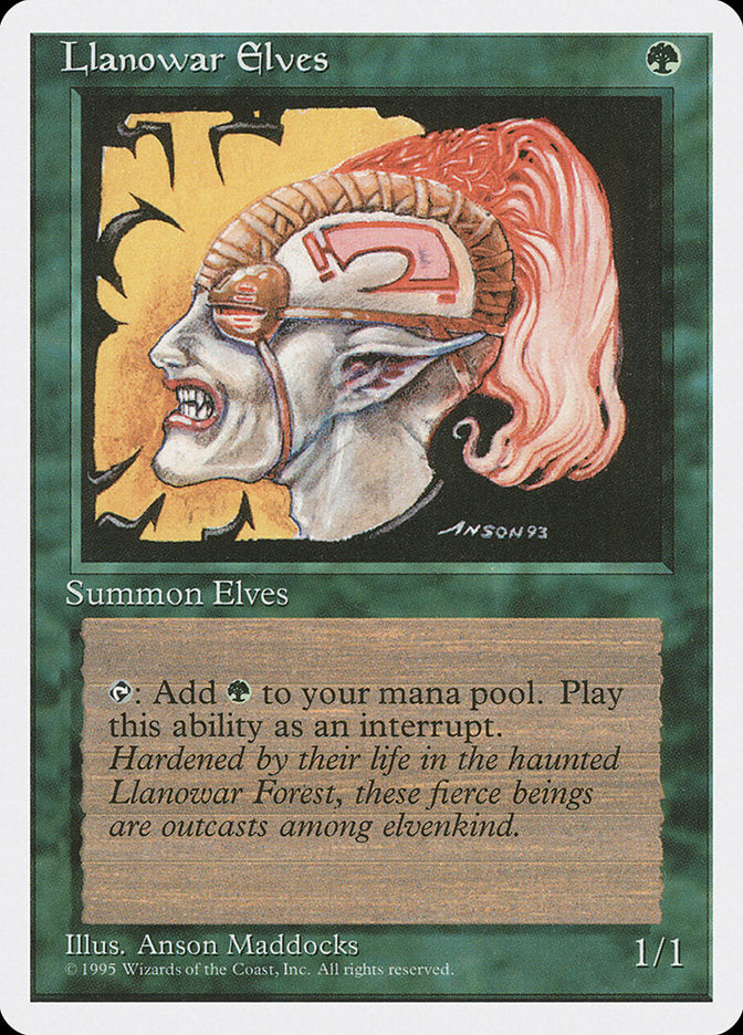 Elfes de Llanowar [Quatrième édition]