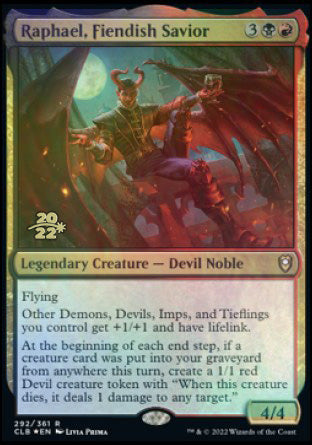Raphaël, sauveur diabolique [Promos d'avant-première de Commander Legends : la bataille de la Porte de Baldur]