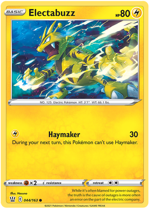Electabuzz (044/163) [Espada y Escudo: Estilos de Combate]