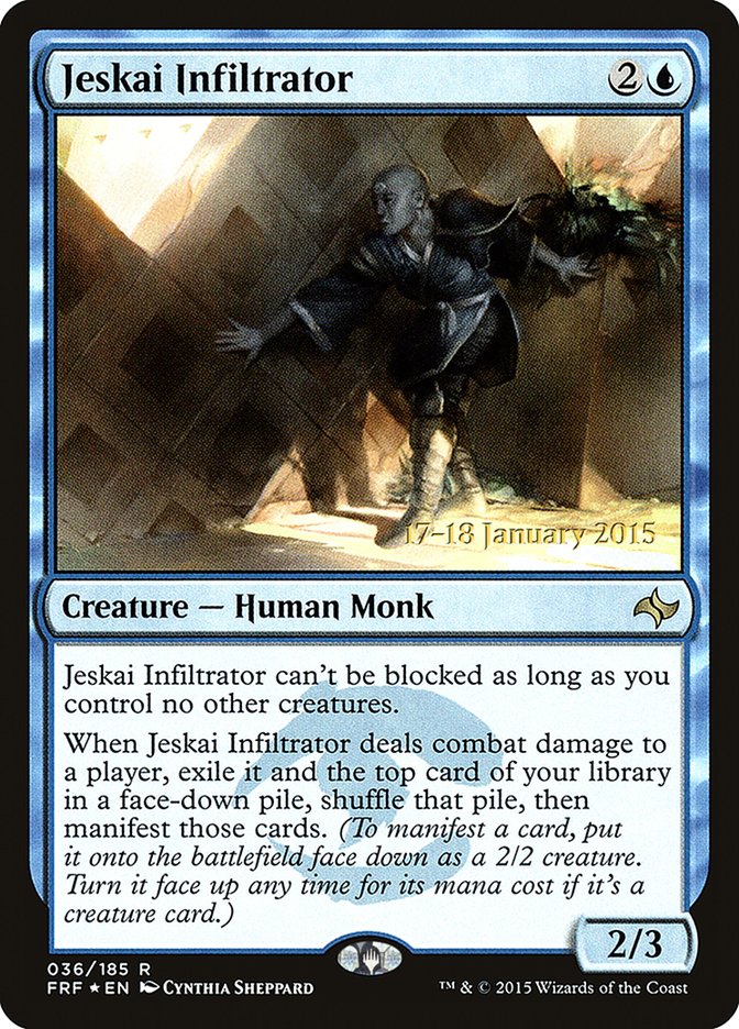 Infiltrateur jeskai [Prerelease Promos Destin reforgé]